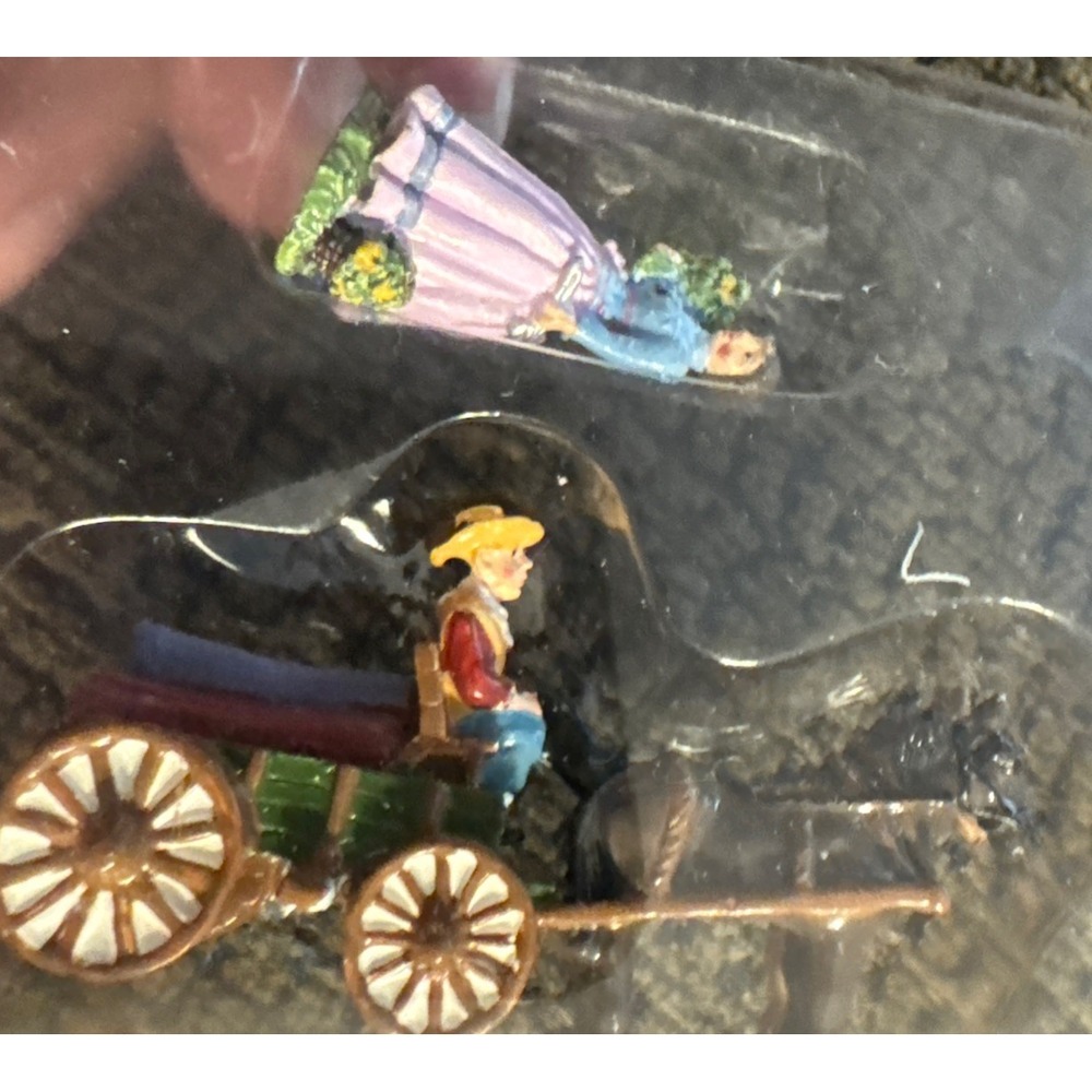 Liberty Falls Americana NIB Lot AH231 Coach Wagon + AH195 Pewter Figurines - Picture 3 of 10